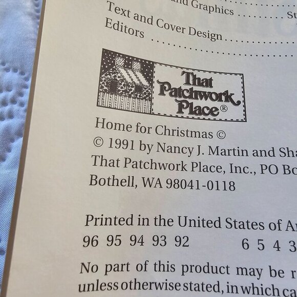 Set Of Vintage Christmas Quilt & Craft Books By Eleanor Burns & Nancy J. Martin - Picture 4 of 14